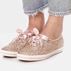 Glittery Pink Women's Sneakers